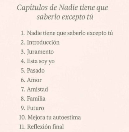 Nadie Tiene Que Saberlo